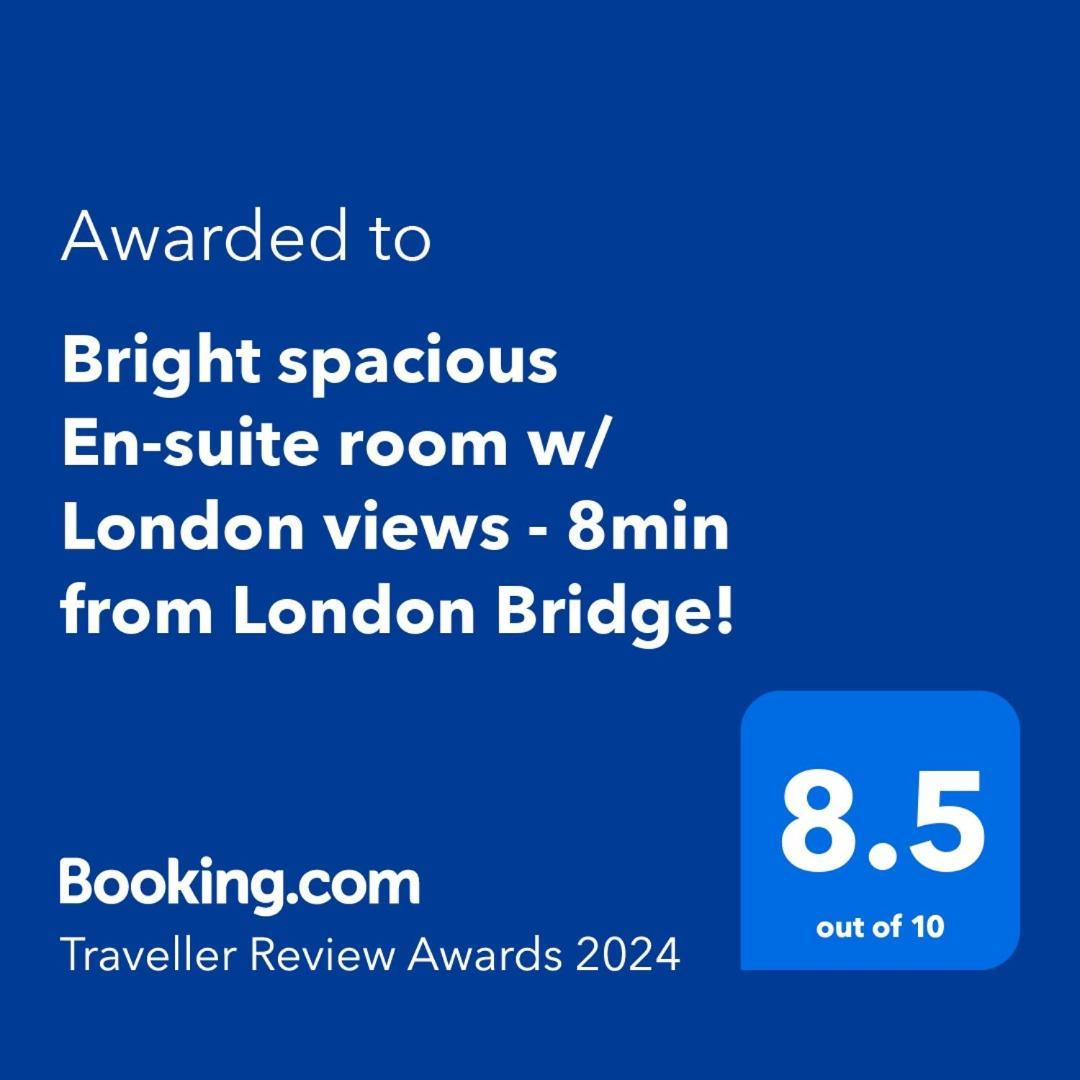 Bright Spacious En-Suite Room W/ London Views - 8Min From London Bridge! Eksteriør billede